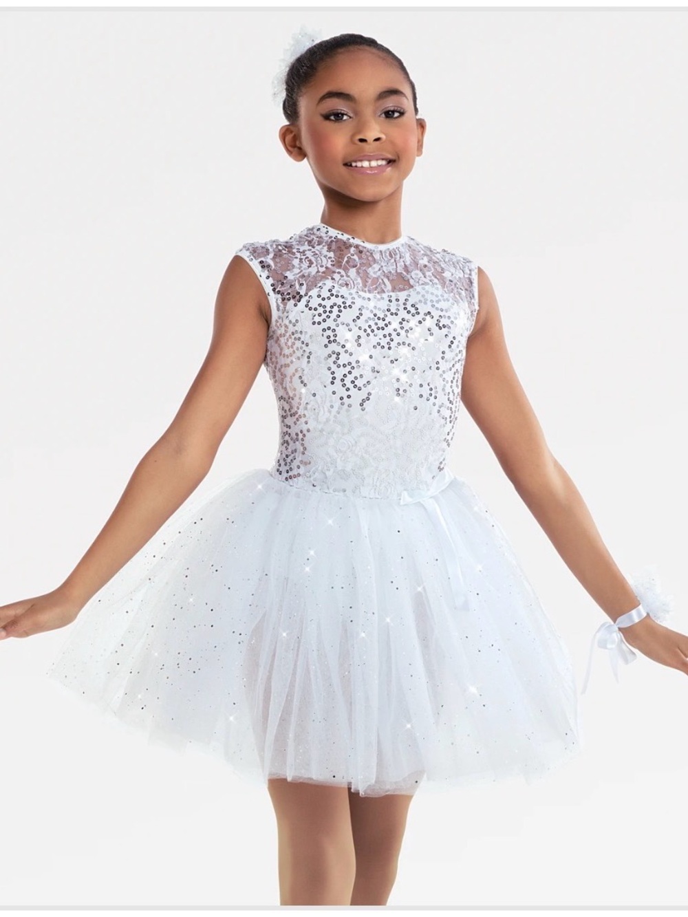 Revolution Dancewear Silver Bells winter holiday ballet snow costume